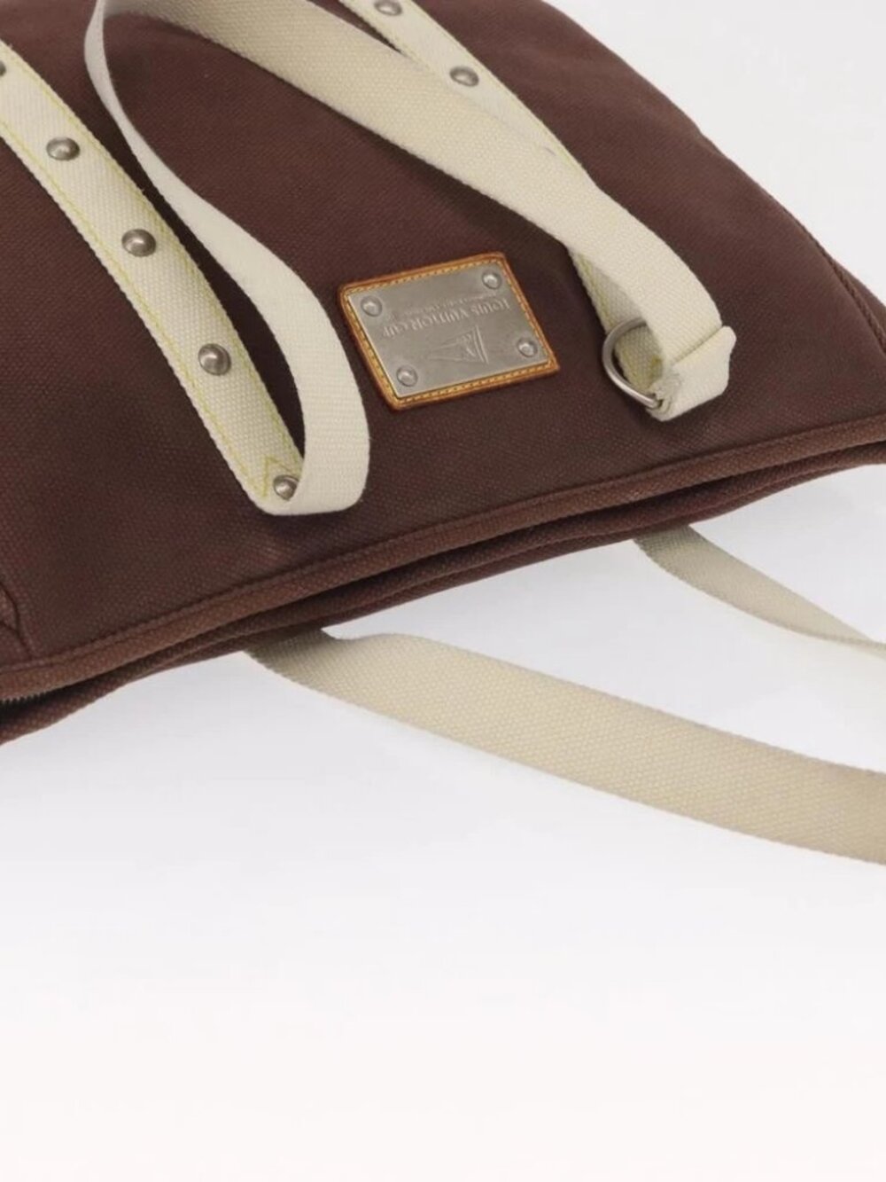LOUIS VUITTON Antigua Cabas GM Tote Bag Brown - Picture 9 of 16